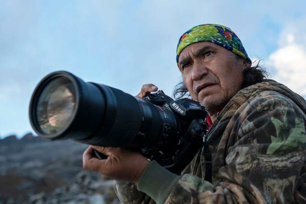 Fotógrafo Victor Escudero Minaya, nativo de Huaraz, Cordillera Blanca, Perú. (Nicolas Villaume, 2021)